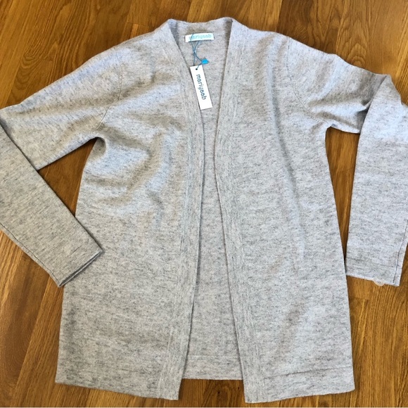 Mariyaab Women's 100% Fine Cashmere Soft Long Sleeve Cardigan Sweater Size S - Picture 11 of 13